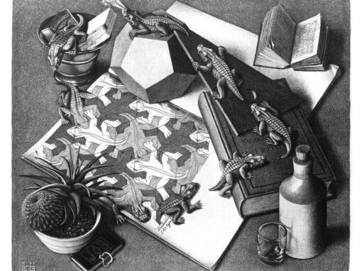 © Reptiles, M. C. Escher, 1943